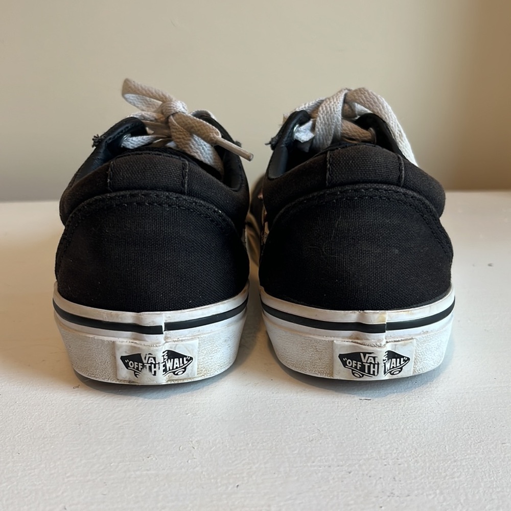 Vans Kid’s Old Skool Missy Rose Black Red Shoes Size 3 - Picture 7 of 9